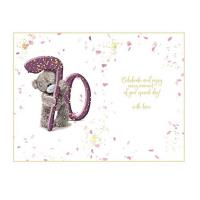 Wonderful 70th Birthday Photo Finish Me to You Bear Card Extra Image 1 Preview